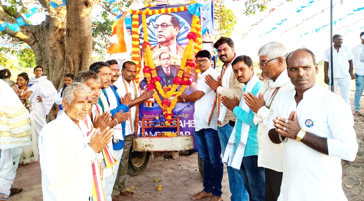 मौजपुरी येथे डॉ. बाबासाहेब आंबेडकर जयंती उत्साहात; ग्रामस्थांचा उत्स्फूर्त सहभाग