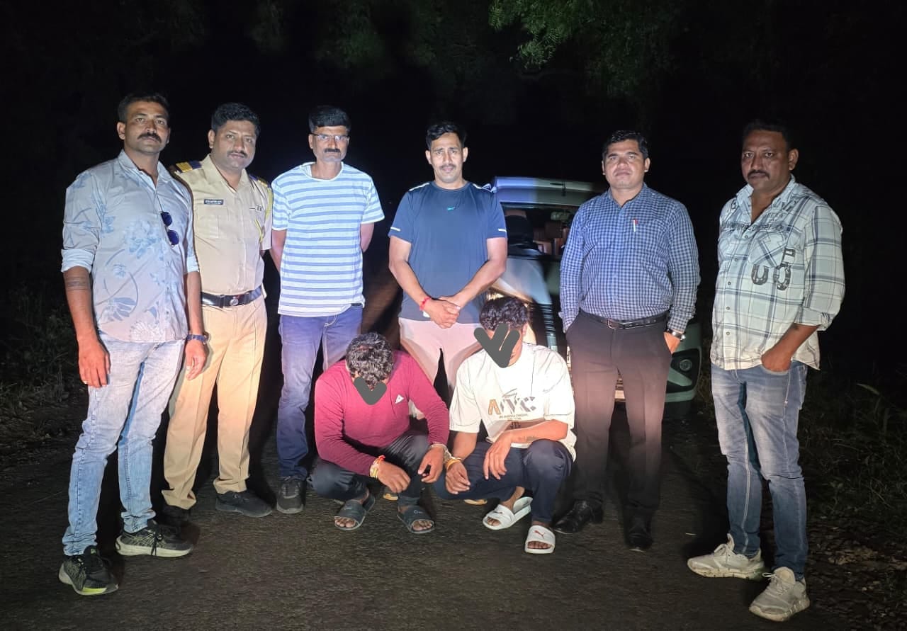 लखन तुरे हत्या प्रकरणातील दोन फरार आरोपींना घाणेवाडी शिवारातून अटक