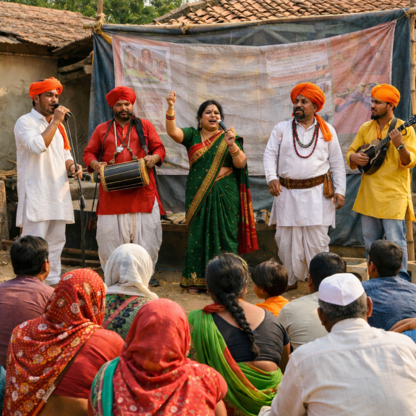 शासकीय योजनांचा प्रचार ठप्प; लोककलावंत बेरोजगार; शासन-जनता संवाद तुटला