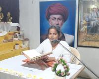 नंदापूर येथे ‘भगवान बुद्ध आणि त्यांचा धम्म’ ग्रंथाचे अखंड पठण