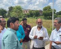 चंदनझिरा  सुंदरनगर नागेवाडी येथे शासकीय रुग्णालय उभारणीसाठी आमदार अर्जुनराव खोतकर यांनी केली जागेची पाहणी