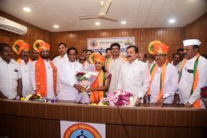 जालन्याच्या पहिल्या महापौरपदी वंदना मगरे; उपमहापौरपदी राजेश राऊत यांनी स्वीकारला पदभार