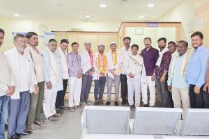 महाराष्ट्र ग्रामीण बँक रामनगर शाखेतील अधिकारी राहुल पवार व कर्मचार्‍यांना निरोप