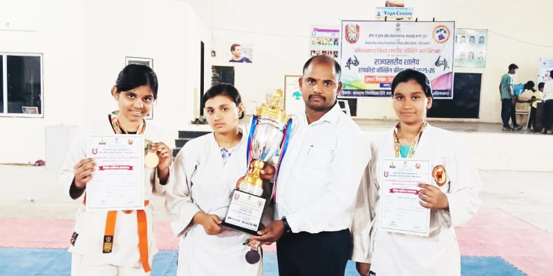 श्रीगोंद्यात राज्यस्तरीय शालेय स्पर्धेत किंग इंग्लिश स्कूलचा दैदीप्यमान यश; प्रणिती गुंजाळ प्रथम